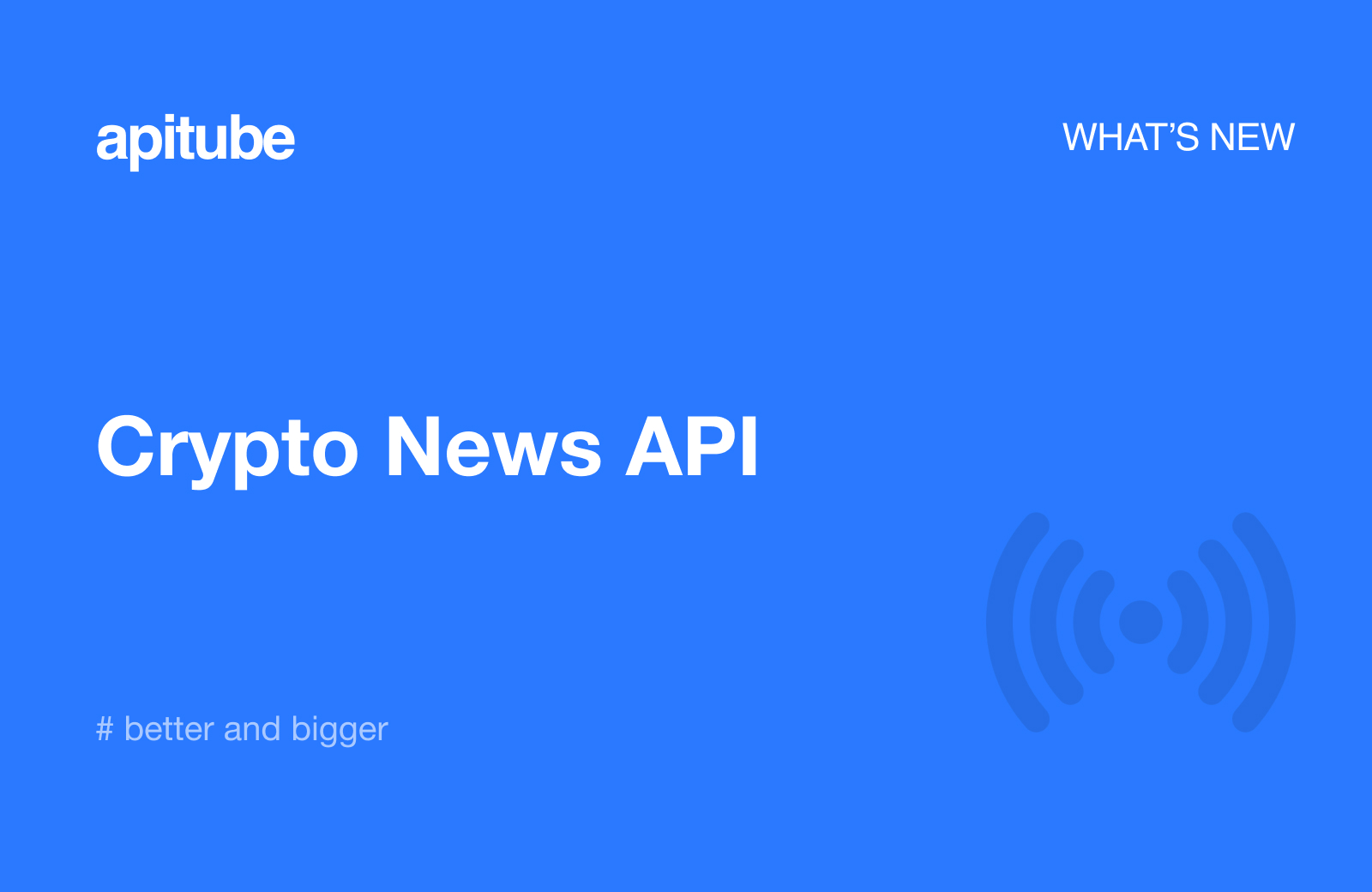 Crypto nieuws API